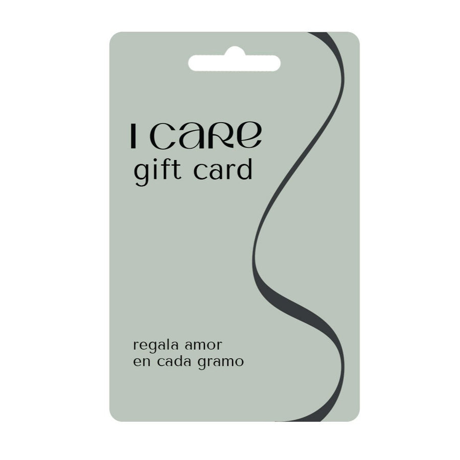 Tarjeta de regalo I CARE