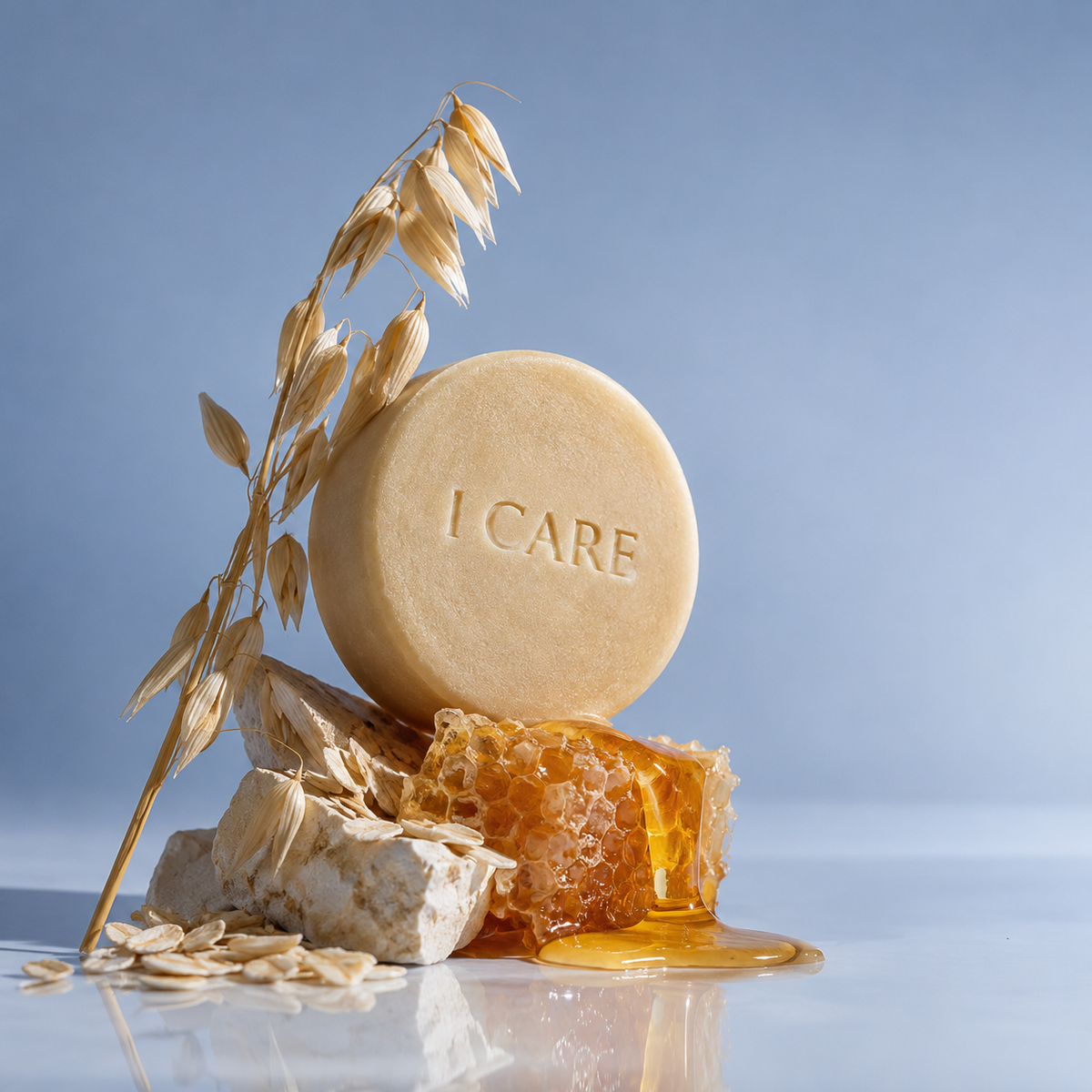 Barra I CARE con miel y avena